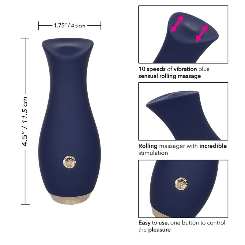CALEXOTICS – CHIC TULIP MASAJEADOR – AZUL
