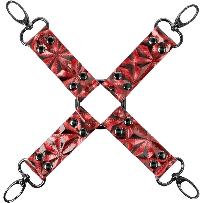 BEGME – ROTE EDITION PREMIUM VEGANES LEDER HOG TIE