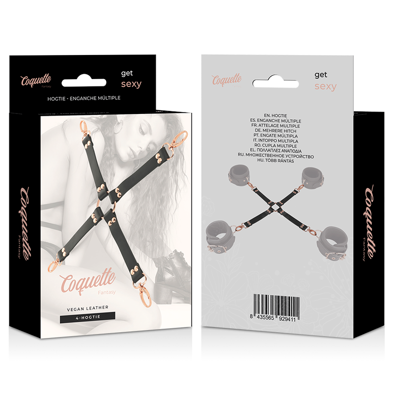 COQUETTE CHIC DESIRE - FANTASY VEGANES LEDER HOG TIE
