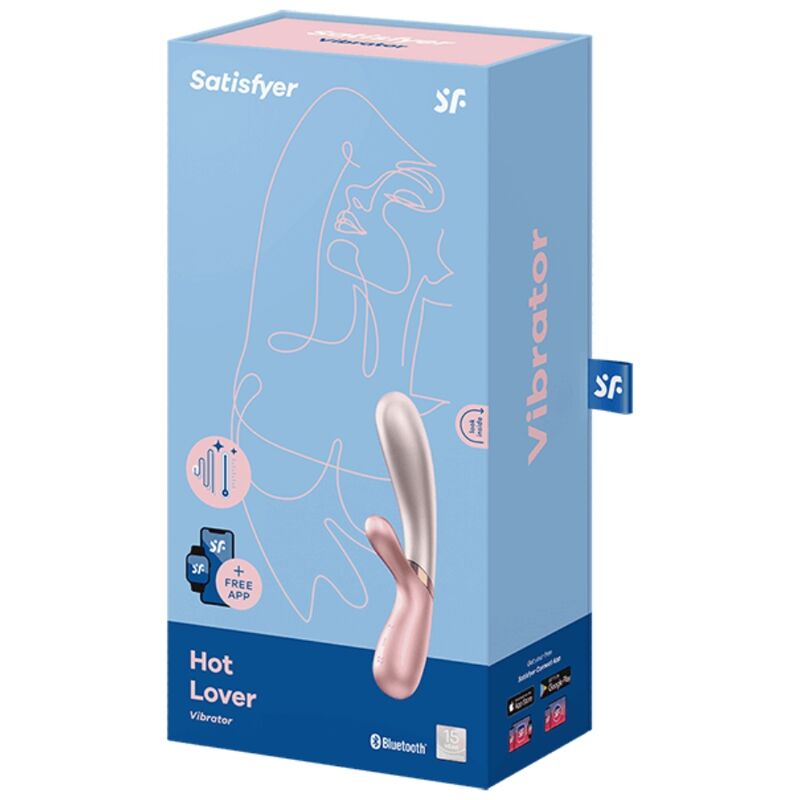SATISFYER - HOT LOVER VIBRATOR ROSA & BEIGE