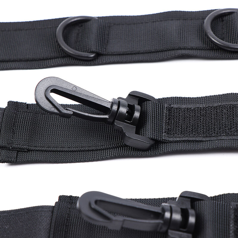 OHMAMA FETISH - NYLON-HANDSCHELLEN UND HALSBAND