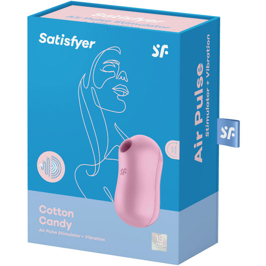 SATISFYER - ZUCKERWATTE-LUFTPULSSTIMULATOR & VIBRATOR LILA