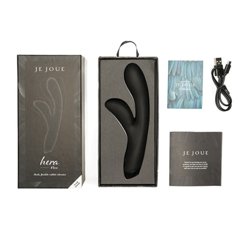 JE JOUE – HERA FLEX KANINCHENVIBRATOR – SCHWARZ