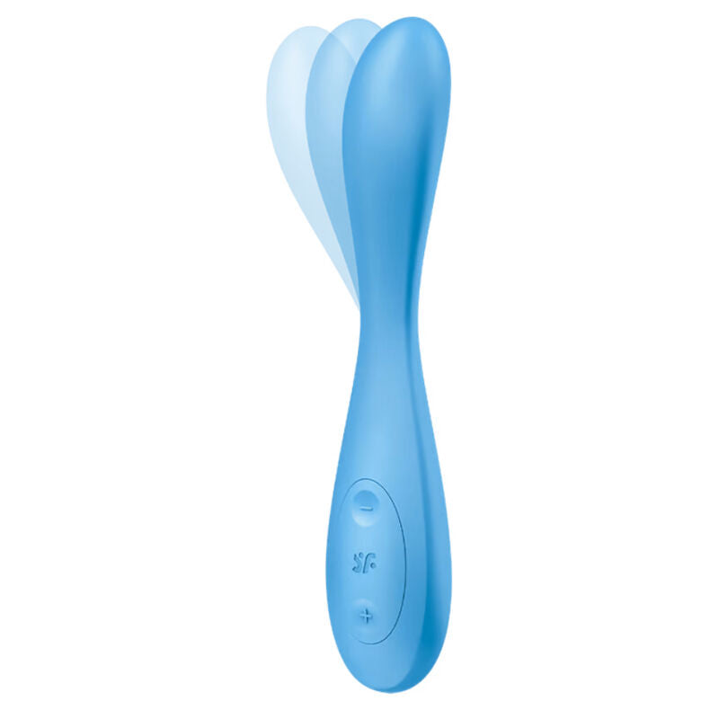 SATISFYER - G-SPOT FLEX 4+ MULTIVIBRATOR APP BLAU