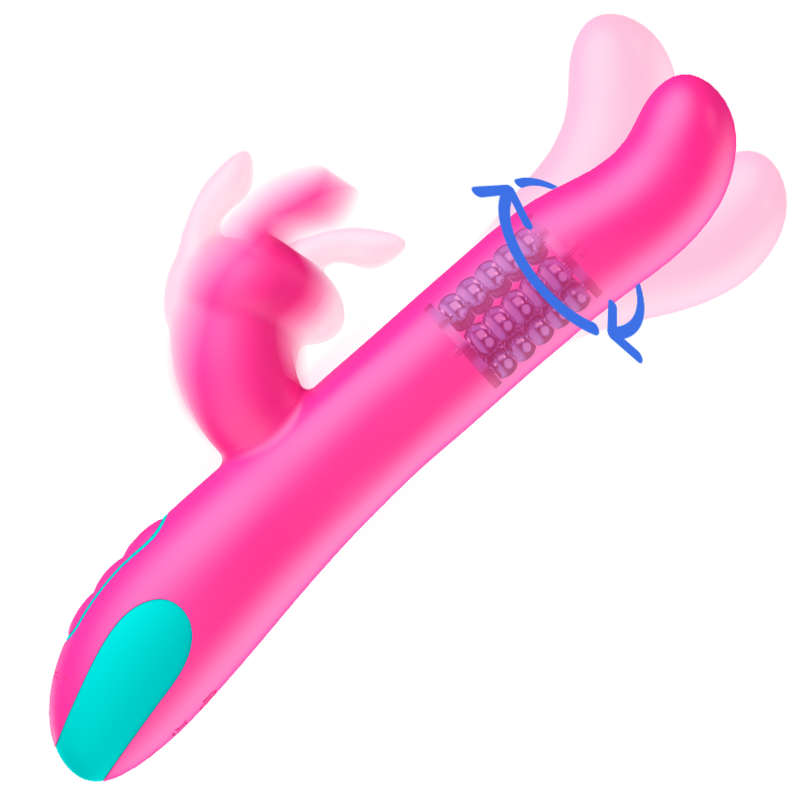 HAPPY LOKY – PLUTO RABBIT VIBRATOR & ROTATOR WATCHME WIRELESS TECHNOLOGY KOMPATIBEL