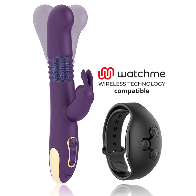 TREASURE - BASTIAN RABBIT UP & DOWN, ROTATOR & VIBRATOR KOMPATIBEL MIT DER WATCHME WIRELESS-TECHNOLOGIE