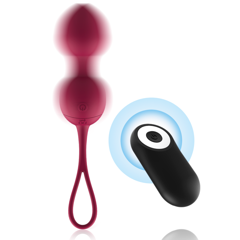 CICI BEAUTY - PREMIUM-SILIKON 3 VIBRIERENDE KEGEL-PERLEN FERNBEDIENUNG