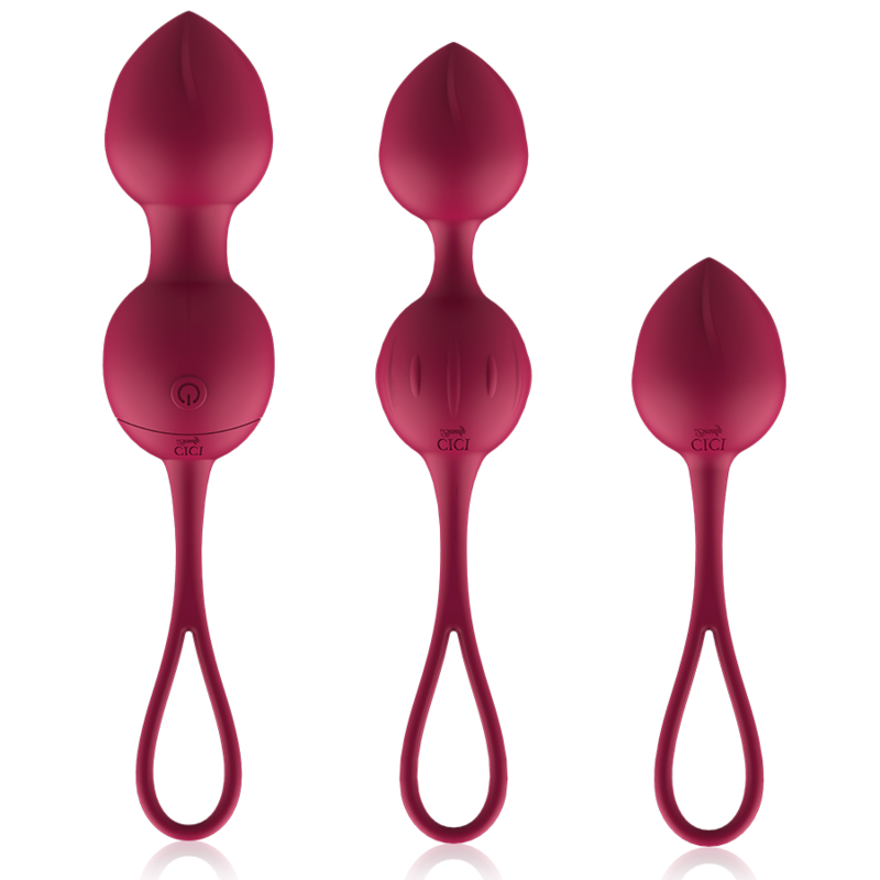 CICI BEAUTY - PREMIUM-SILIKON 3 VIBRIERENDE KEGEL-PERLEN FERNBEDIENUNG