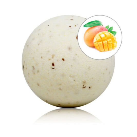 TALOKA – MANGO-DUFT-BADEBOMBE MIT ROSENBLÄTTERN