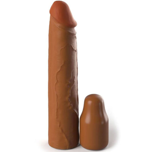 FANTASY X- TENSIONS - PIPEDREAMS SLEEVE 20,32 CM + 5,00 CM INCH PLUG KARAMELL