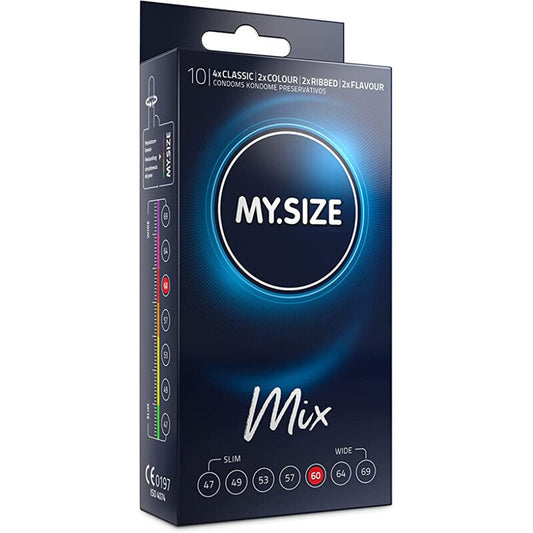 MEINE GRÖSSE - MIX-KONDOME 60 MM 10 EINHEITEN