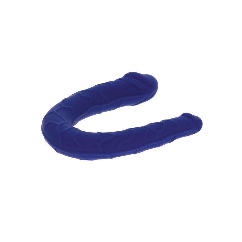 GET REAL - REALISTISCHER MINI-DOPPEL-DONG BLAU
