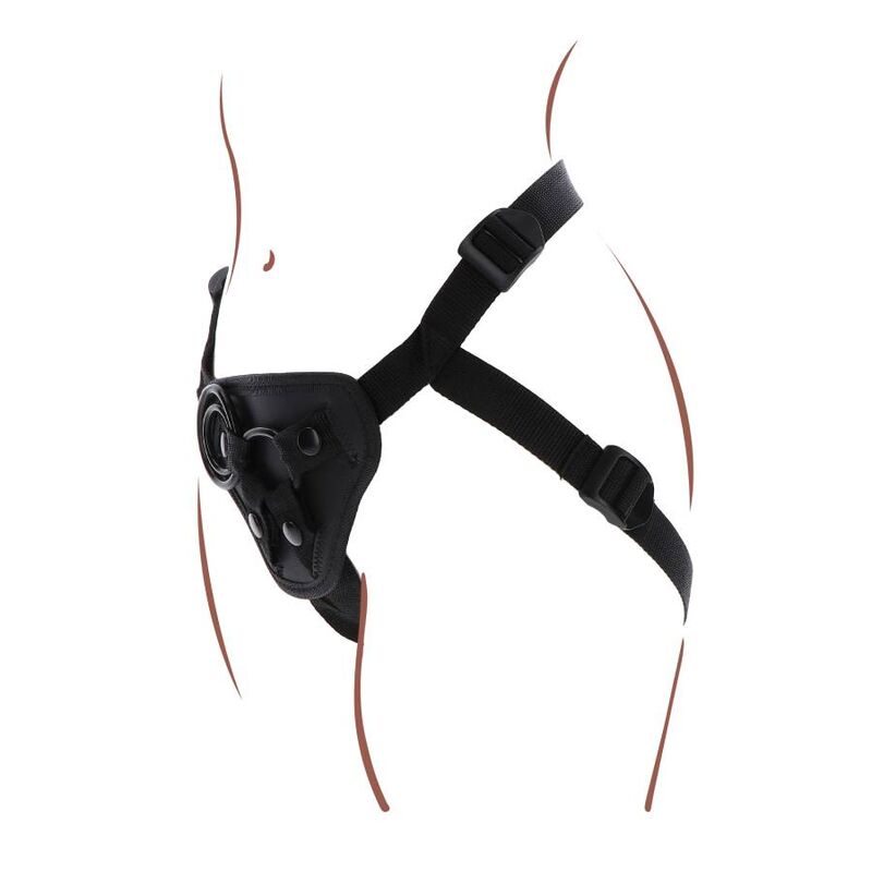 GET REAL - STRAP-ON HARNESS SCHWARZ