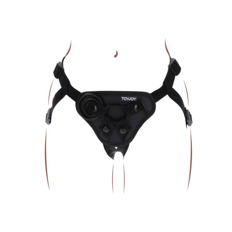 GET REAL - STRAP-ON HARNESS SCHWARZ