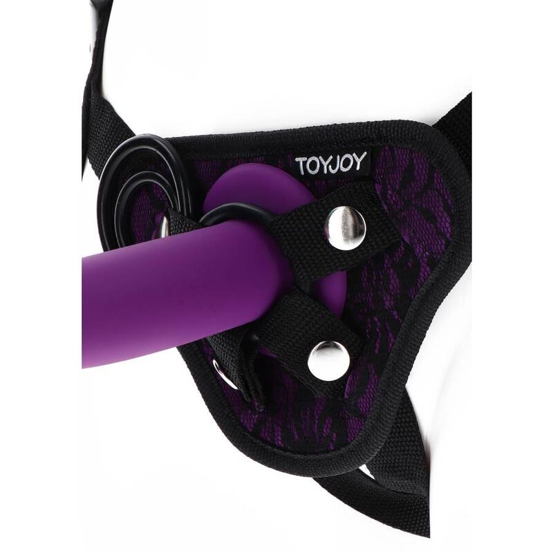 GET REAL - STRAP-ON-SPITZENHARNESS LILA