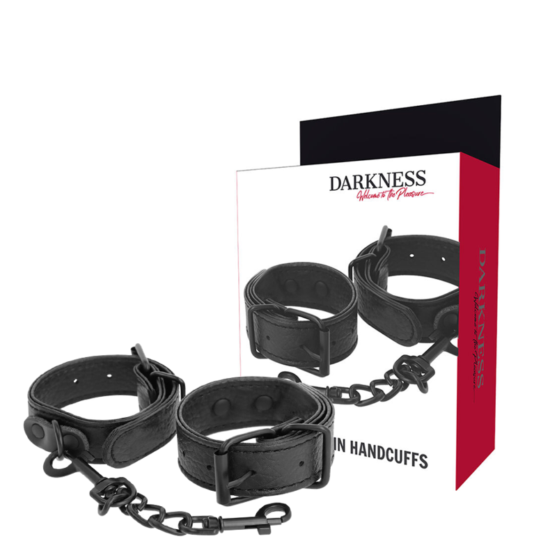 DARKNESS - BREITE, DÜNNE, STRUKTURIERTE HANDSCHELLEN