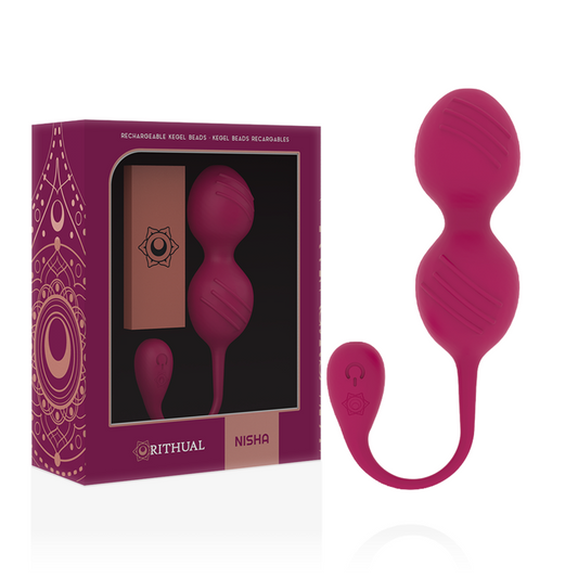 RITHUAL - NISHA WIEDERAUFLADBARE VIBRIERENDE KEGEL-KUGELN ORCHIDEE