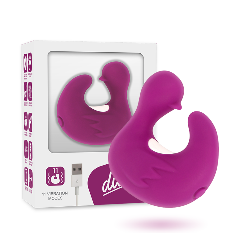 COVERME - DUCKYMANIA WIEDERAUFLADBARER STIMULIERENDER ENTENFINGERHÜLLE AUS SILIKON