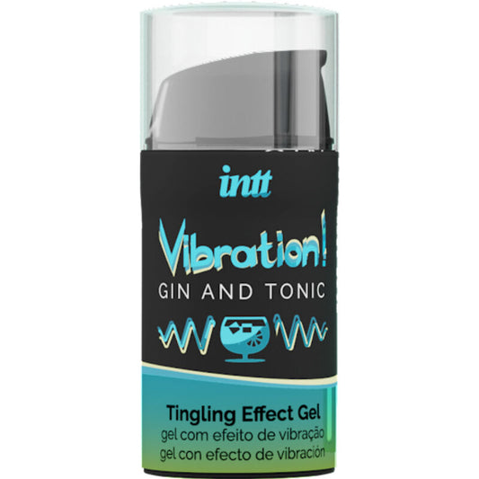 INTT – KRAFTVOLLES INTIMSTIMULIERENDES FLÜSSIGES VIBRATOR-GEL GIN & TONIC 15 ml