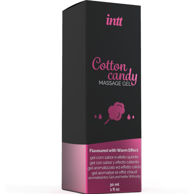 INTT MASSAGE & ORAL SEX - MASSAGEGEL MIT ZUCKERWATTEGESCHMACK UND WÄRMEFFEKT