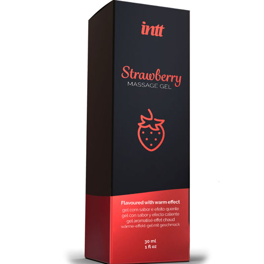 INTT MASSAGE & ORAL SEX - HEISSES MASSAGEGEL MIT ERDBEERGESCHMACK