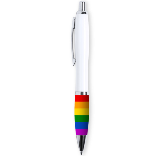 PRIDE - LGBT FLAGGE WEISSE KUGELSCHREIBER