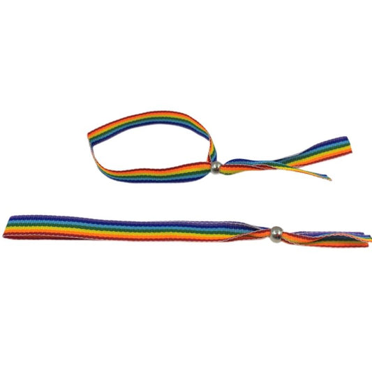 PRIDE - LGBT FLAGGE SILBERKUGELARMBAND