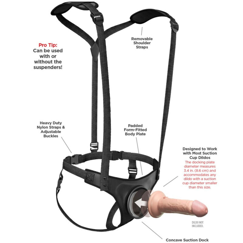 PIPEDREAMS - BODY DOCK STRAP-ON-STRUMPFHOSEN
