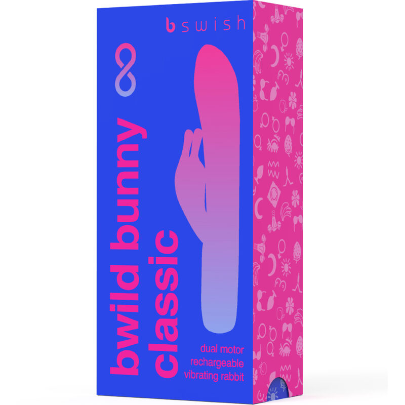 B SWISH - BWILD BUNNY INFINITE CLASSIC WIEDERAUFLADBARER VIBRATOR BLAUES SILIKON