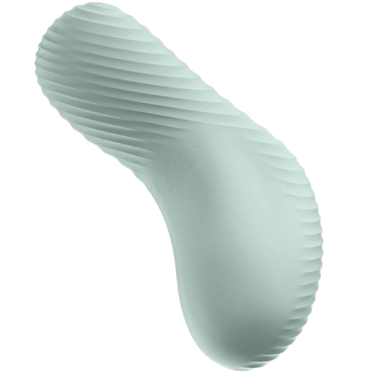 FUN FACTORY - LAYA III WIEDERAUFLADBARER AUFLEGEVIBRATOR SALBEIGRÜN