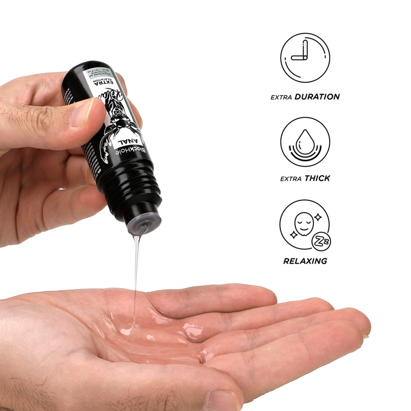 BLACK HOLE - GEL AUF SILIKONBASIS FÜR DIE ANALDILATION 30 ML
