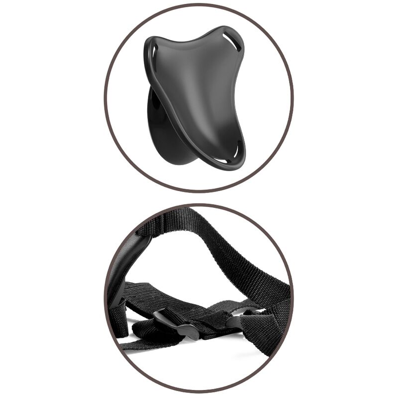 KING COCK - ELITE VERSTELLBARER HARNESS MIT DILDO 15,2 CM FÜR ANFÄNGER