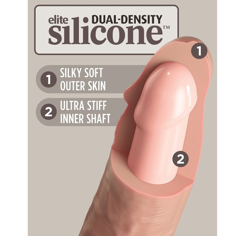 KING COCK - ELITE VERSTELLBARER HARNESS MIT DILDO 15,2 CM FÜR ANFÄNGER