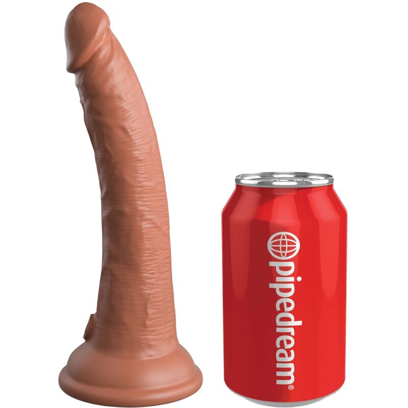 KING COCK - ELITE KOMFORTABLER VERSTELLBARER HARNESS MIT DILDO 17,8 CM