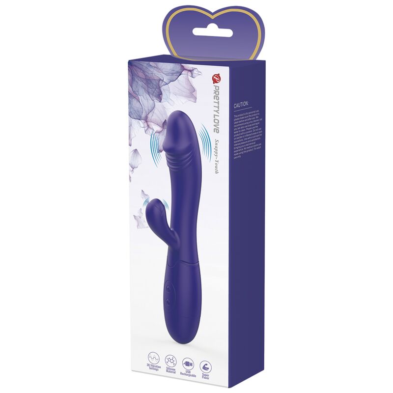 PRETTY LOVE - SNAPPY YOUTH VIBRATOR & G-SPOT STIMULATOR VIOLETT