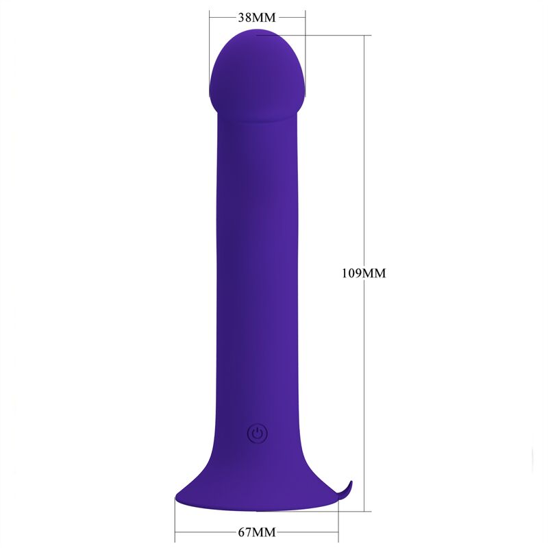 PRETTY LOVE - MURRAY YOUTH VIBRIERENDER DILDO & WIEDERAUFLADBARES VIOLETT