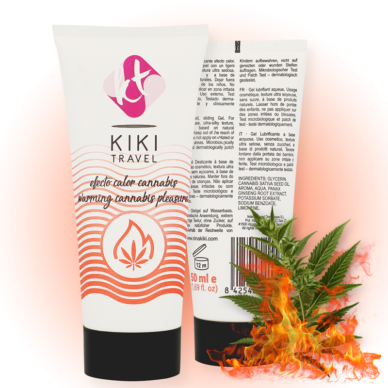KIKÍ TRAVEL - CANNABIS HEISSER EFFEKT SCHMIERMITTEL 50 ML