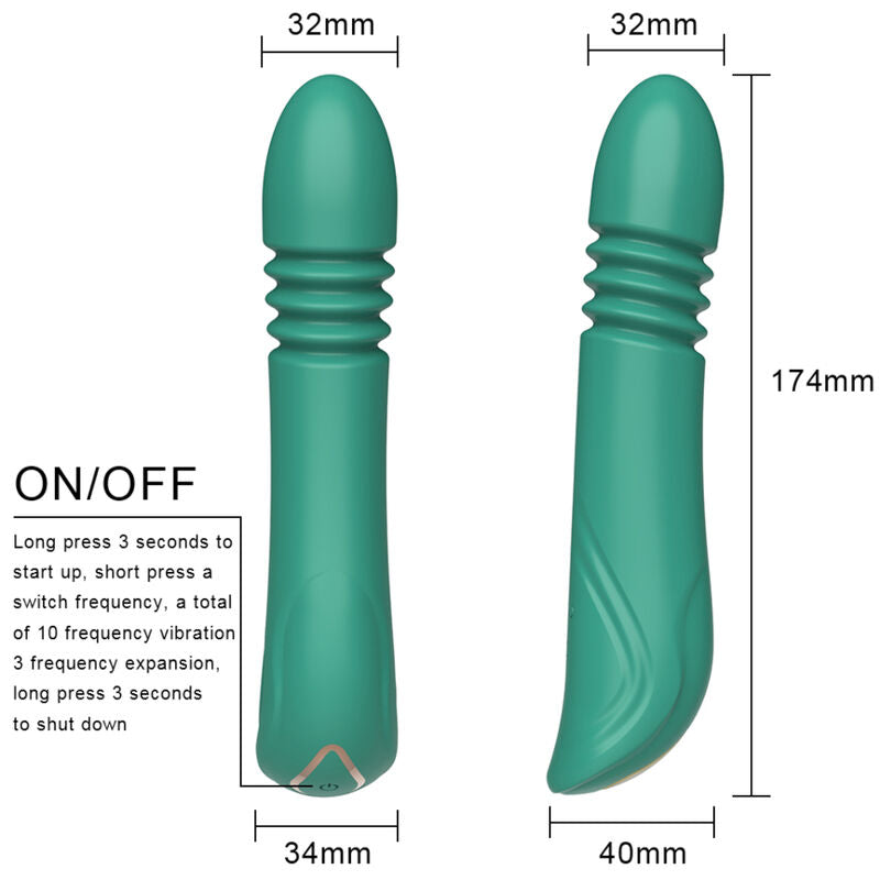 ARMONY - GRÜNER G-PUNKT-VIBRATOR & STOSS