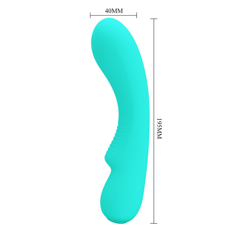 PRETTY LOVE - PRESCOTT WIEDERAUFLADBARER VIBRATOR AQUAGRÜN