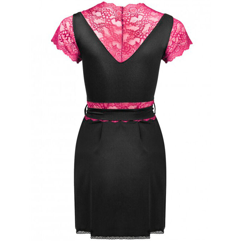 LIVCO CORSETTI FASHION - KUMIKO LC 90428 MORGENMANTEL + HÖSCHEN SCHWARZ L/XL