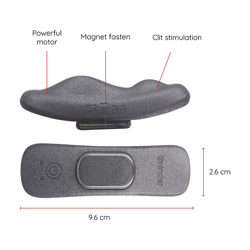 ONINDER – MANILA PANTY WIEDERAUFLADBARER VIBRATOR 9 GESCHWINDIGKEITEN 9,6 CM X 2,6 CM – KOSTENLOSE APP