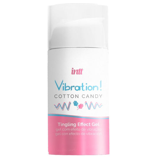 INTT - LEISTUNGSSTARKES INTIM-STIMULANS ZUCKERWATTE-FLÜSSIGVIBRATORGEL 15 ML