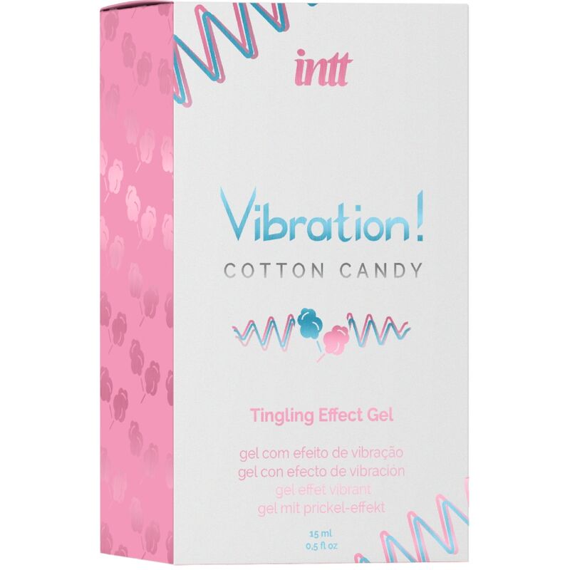 INTT - LEISTUNGSSTARKES INTIM-STIMULANS ZUCKERWATTE-FLÜSSIGVIBRATORGEL 15 ML