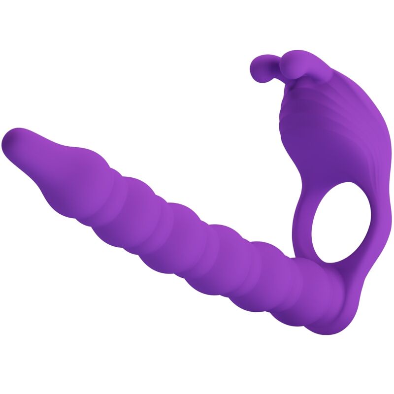 PRETTY LOVE - BLACKNEY PENISRING MIT LILA VIBRATOR-PLUG