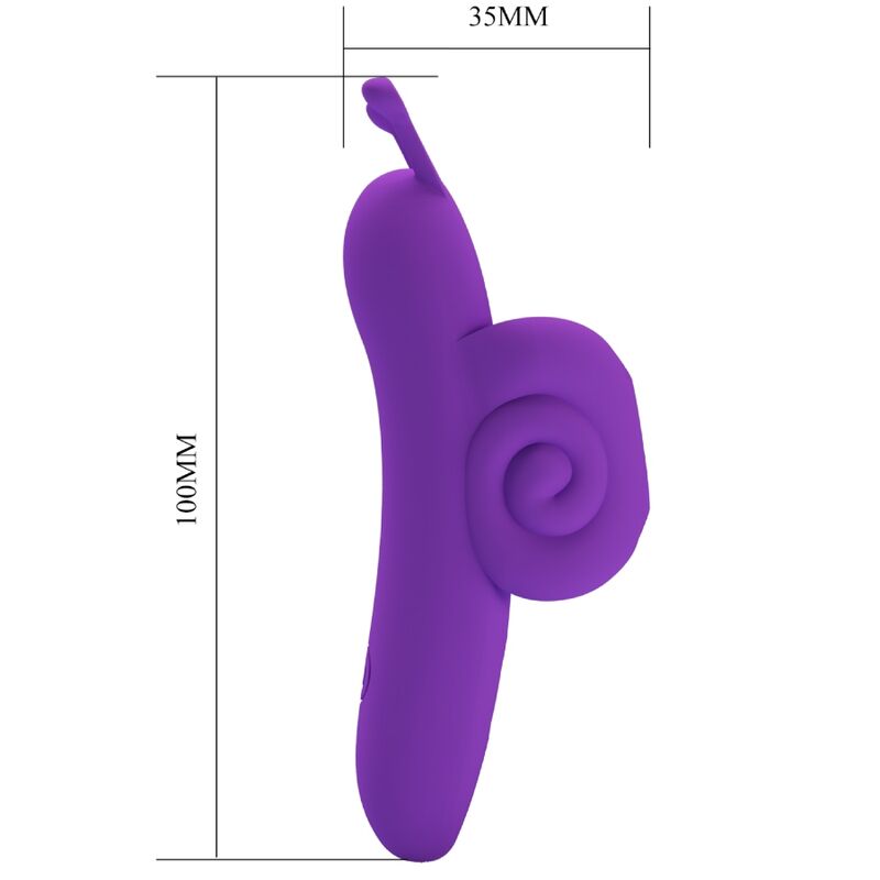 PRETTY LOVE - SCHNECKE LEISTUNGSSTARKER LILA FINGERSTIMULATOR