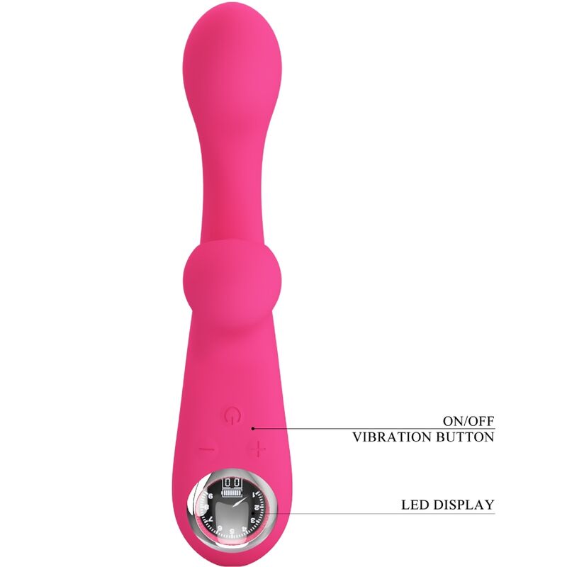 PRETTY LOVE - SKYLAR PINK STIMULATOR-VIBRATOR