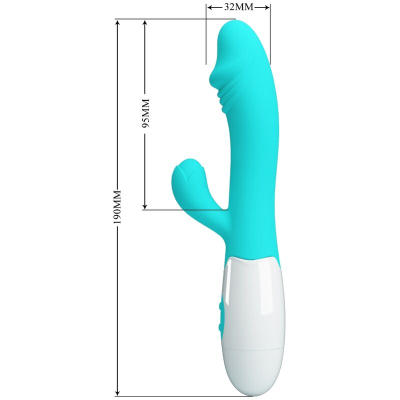 PRETTY LOVE - SNAPPY G-SPOT VIBRATOR AQUA GRÜN