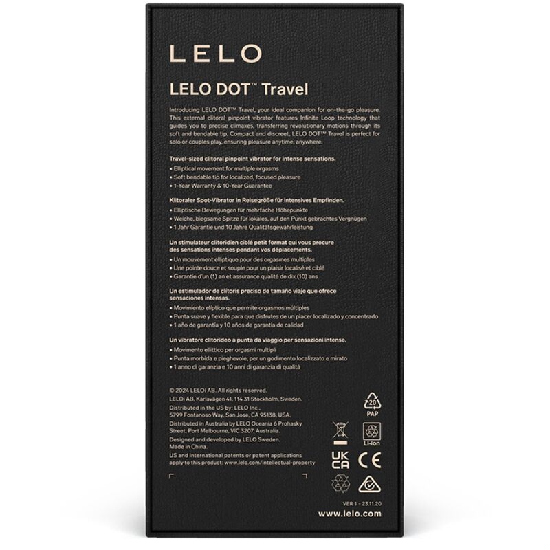 LELO - DOT TRAVEL KLITORISSTIMULATOR LILA
