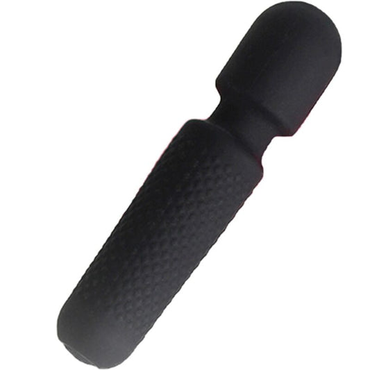 ARMONY - IHR MAGISCHER MASSAGER & VIBRATOR, WIEDERAUFLADBAR, 10 VIBRATIONEN, STAB, PUNKTE, SCHWARZ