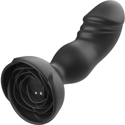 ARMONY - EXTREME A BLOOM ROSE VIBRATOR & ANAL PLUG FERNBEDIENUNG SCHWARZ